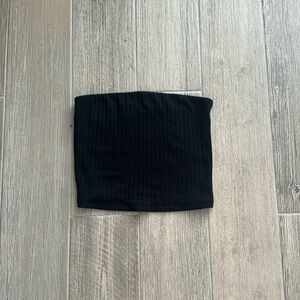 super cute and comfy size L black ribbed tube top from American Eagle